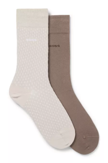 Two-pack of logo-detail socks in a regular length