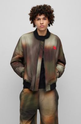 Cheap hugo boss camo jacket Clearance BOSS Zip up hooded jacket