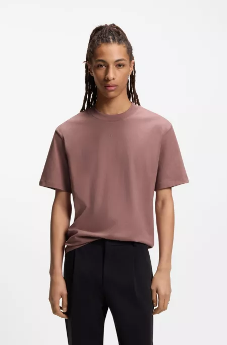 Logo-print T-shirt in cotton jersey