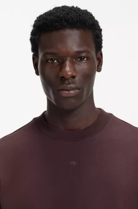 Logo-print T-shirt in cotton jersey