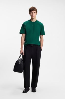 Cotton-jersey T-shirt, Dark Green
