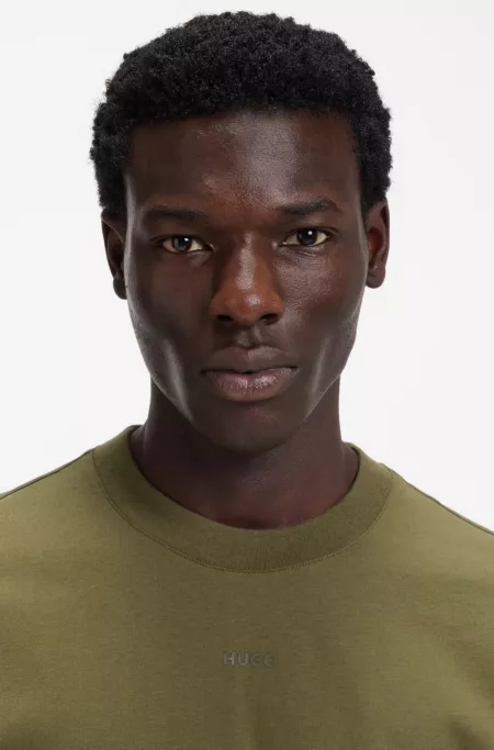 Logo-print T-shirt in cotton jersey