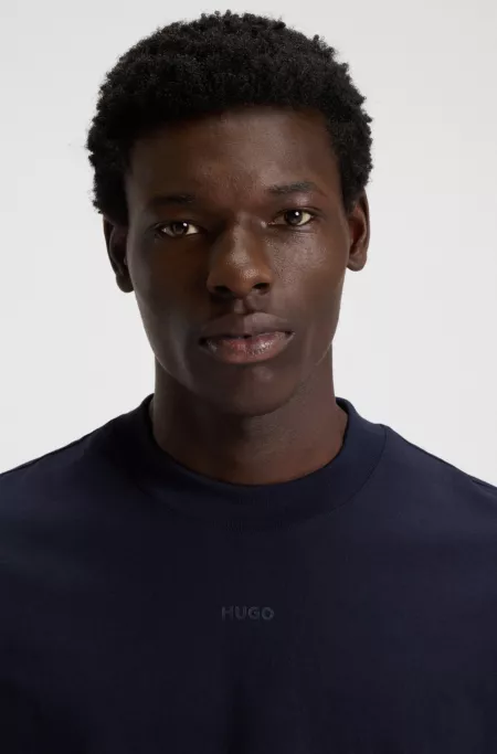 Logo-print T-shirt in cotton jersey