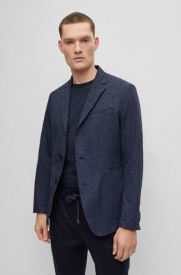 BOSS Kidswear single-breasted suit jacket - Blue