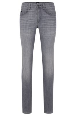 Calvin Klein Girls' Stretch Denim Jeans, Full-Length Skinny Fit Pants with  Pockets