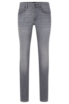 Grey Stretch Cotton Jeans FW23 25637748