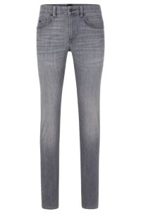 BOSS Slim fit jeans in gray comfort stretch denim