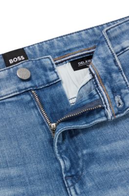BOSS Slimfit jeans in blue Italian denim
