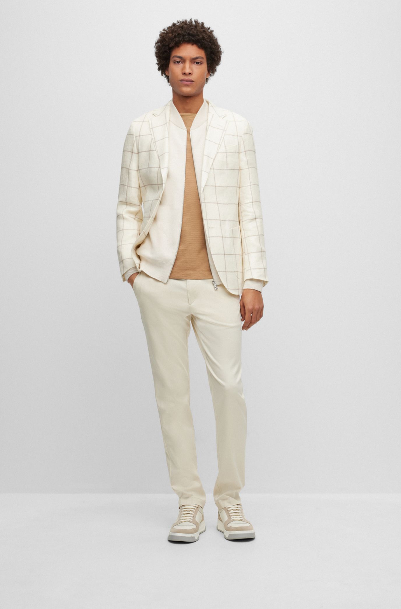 Hugo boss 2025 linen jacket