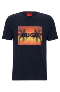 Hugo boss palm outlet tree t shirt