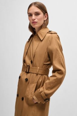 Herlipto Belted Dress Trench Coat Taupe ハーリップトゥ 上品 ...