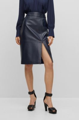 Leather Pencil Skirt