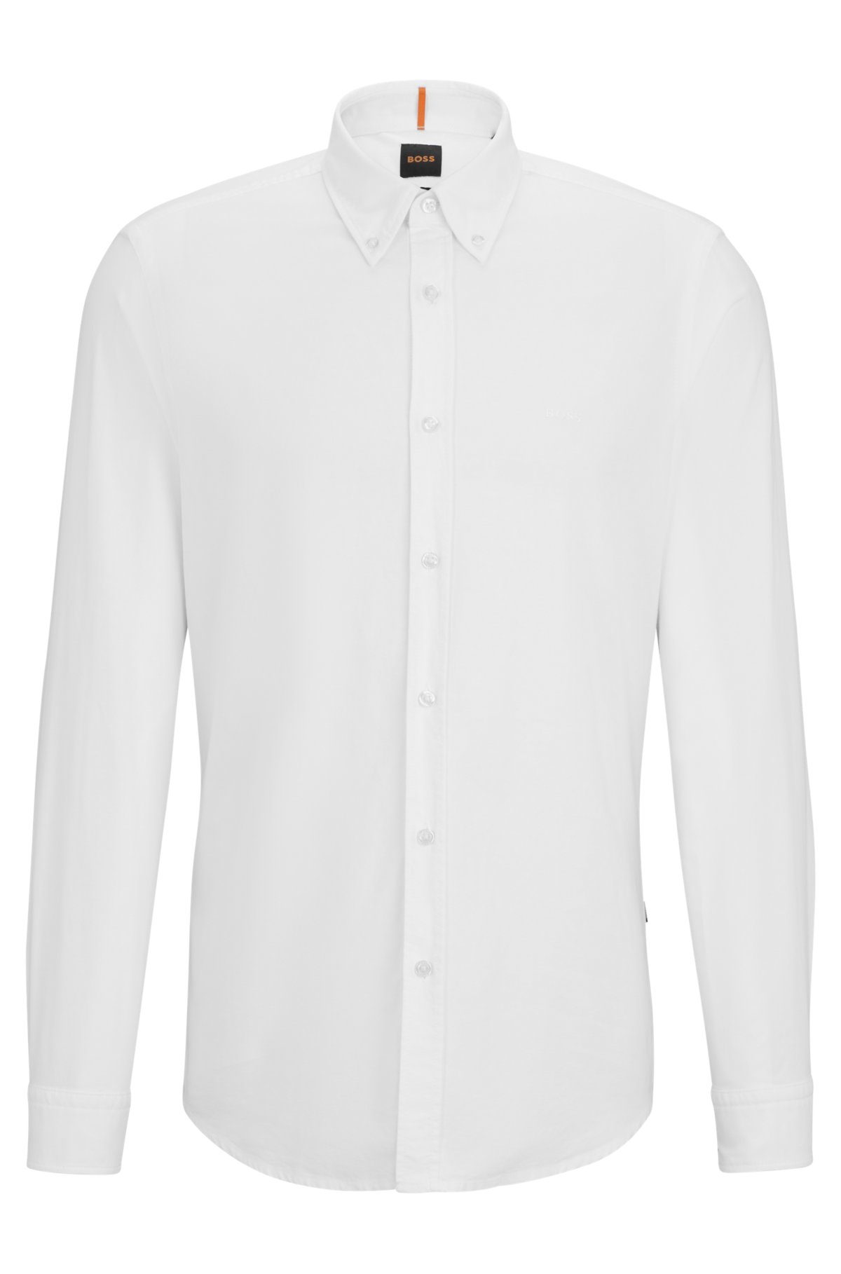 bælte sol dø BOSS - Regular-fit shirt in Oxford cotton