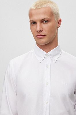 Regular fit shirt in Oxford cotton