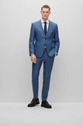 BOSS - suit in micro-patterned