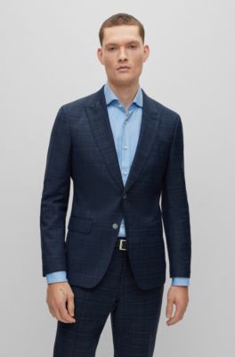 Azul Oscuro Traje Hugo Boss Azul Marino Navy Blazer Vestido Blazer