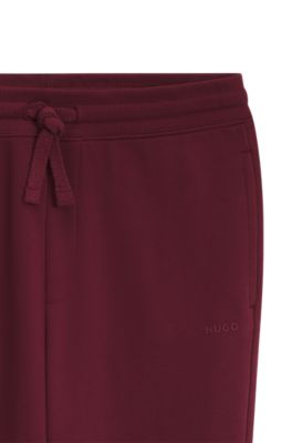 Pantalones de ch&aacute;ndal de algod&oacute;n, Rosa oscuro