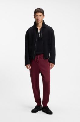Pantalones de ch&aacute;ndal de algod&oacute;n, Rosa oscuro
