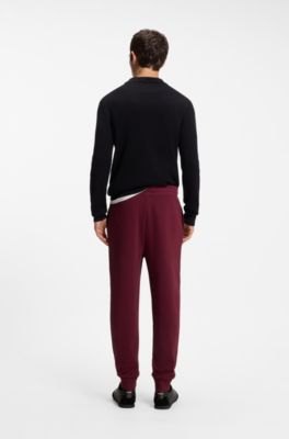 Pantalones de ch&aacute;ndal de algod&oacute;n, Rosa oscuro