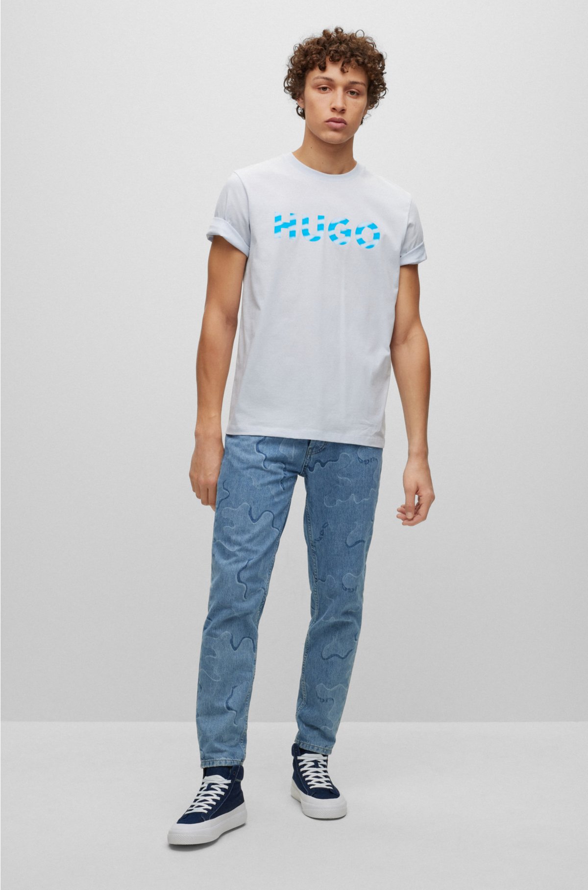 Hugo Men's 3D Logo Print T-Shirt