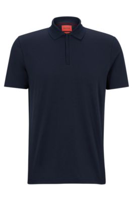 Louis Vuitton Classic Short Sleeve Pique Polo in Dark Gray Cotton