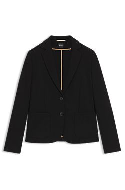 Slim-fit jacket in stretch fabric