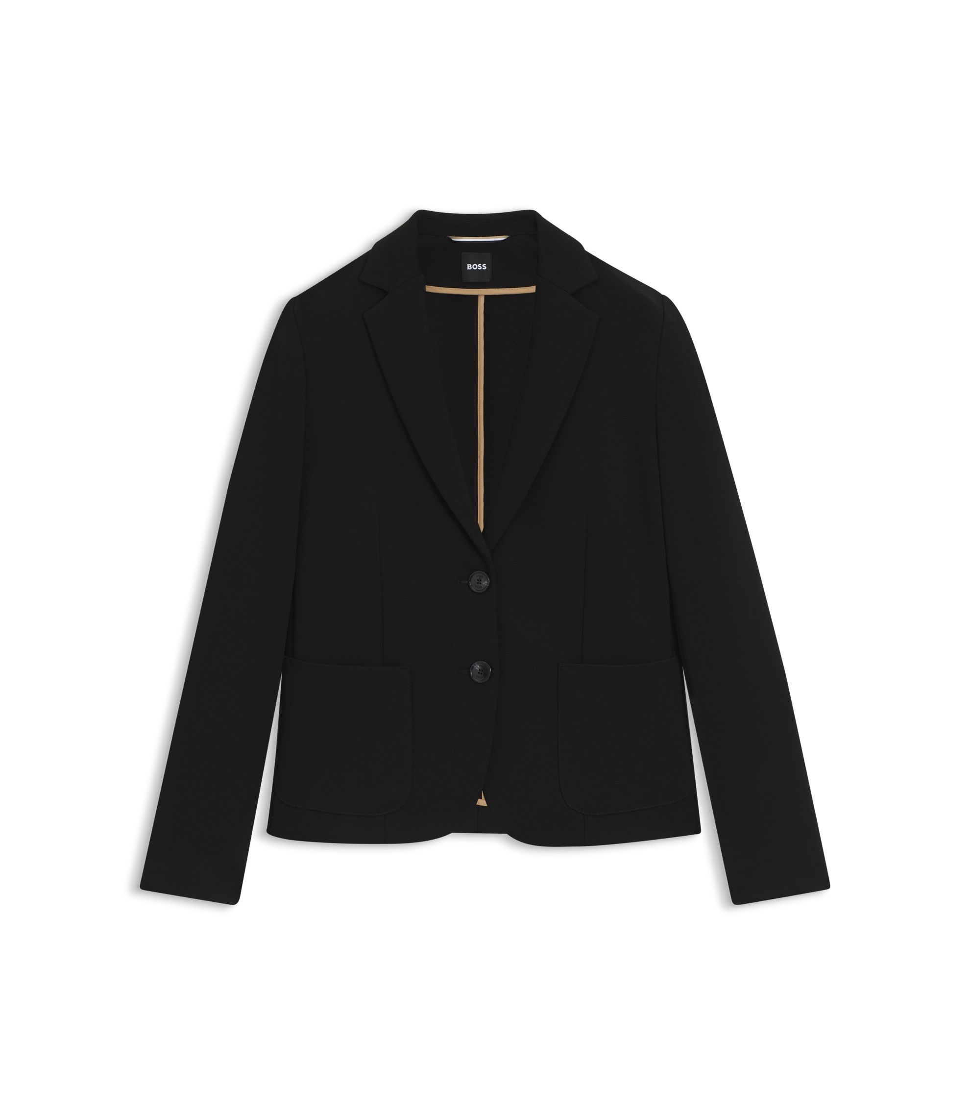 ヒューゴボス　STRETCH TAILORING SLIM FIT ジャケット BOSS - Slim-fit jacket in stretch fabric - Black