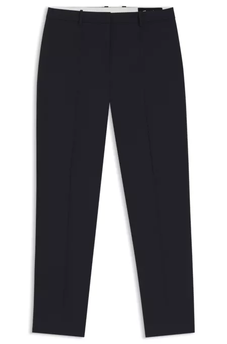 Regular-fit trousers in virgin wool
