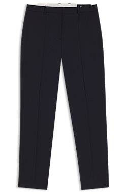Regular-fit pants in Italian-made virgin wool