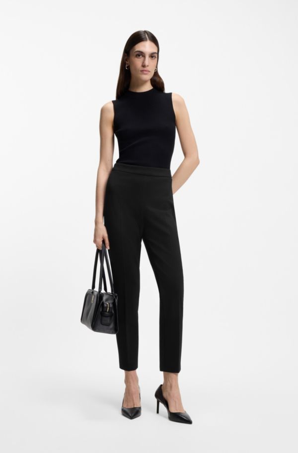 Regular-fit trousers in stretch fabric - image 2