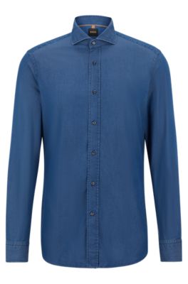 Hugo boss on sale denim shirt