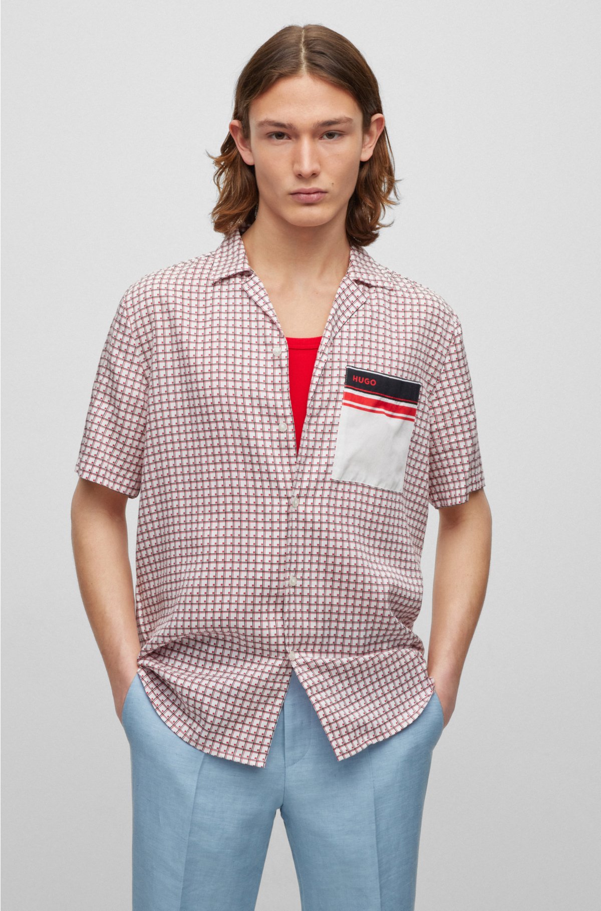 Camisa denim con Monograma Tie-Dye - Hombre - Ready to Wear