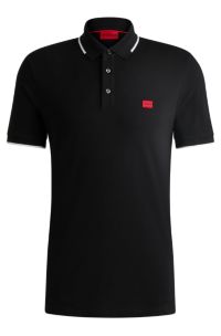 Polo black and store red