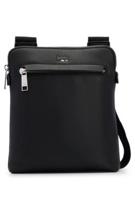 Hugo boss hotsell leather bag