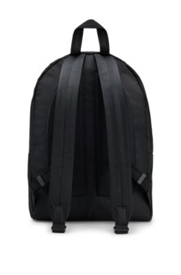 Backpack with tonal logo detail, Black