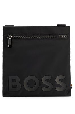 Logo envelope bag in structured