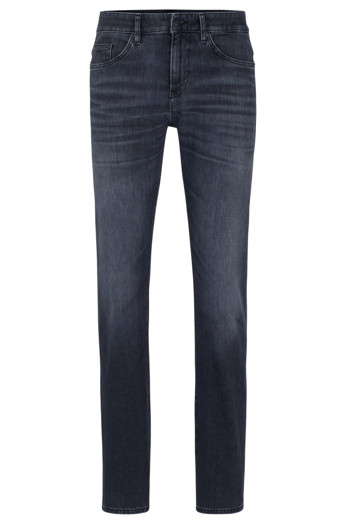 skyld lys s band BOSS - Slim-fit jeans in dark-blue denim