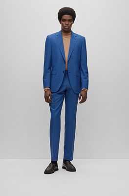 Hugo boss blue tuxedo hotsell
