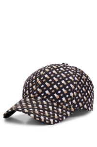 Casquette en twill recyclé à imprimé saisonnier, Beige