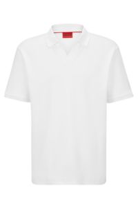 CALIA Women's Ribbed Johnny Collar Golf Polo