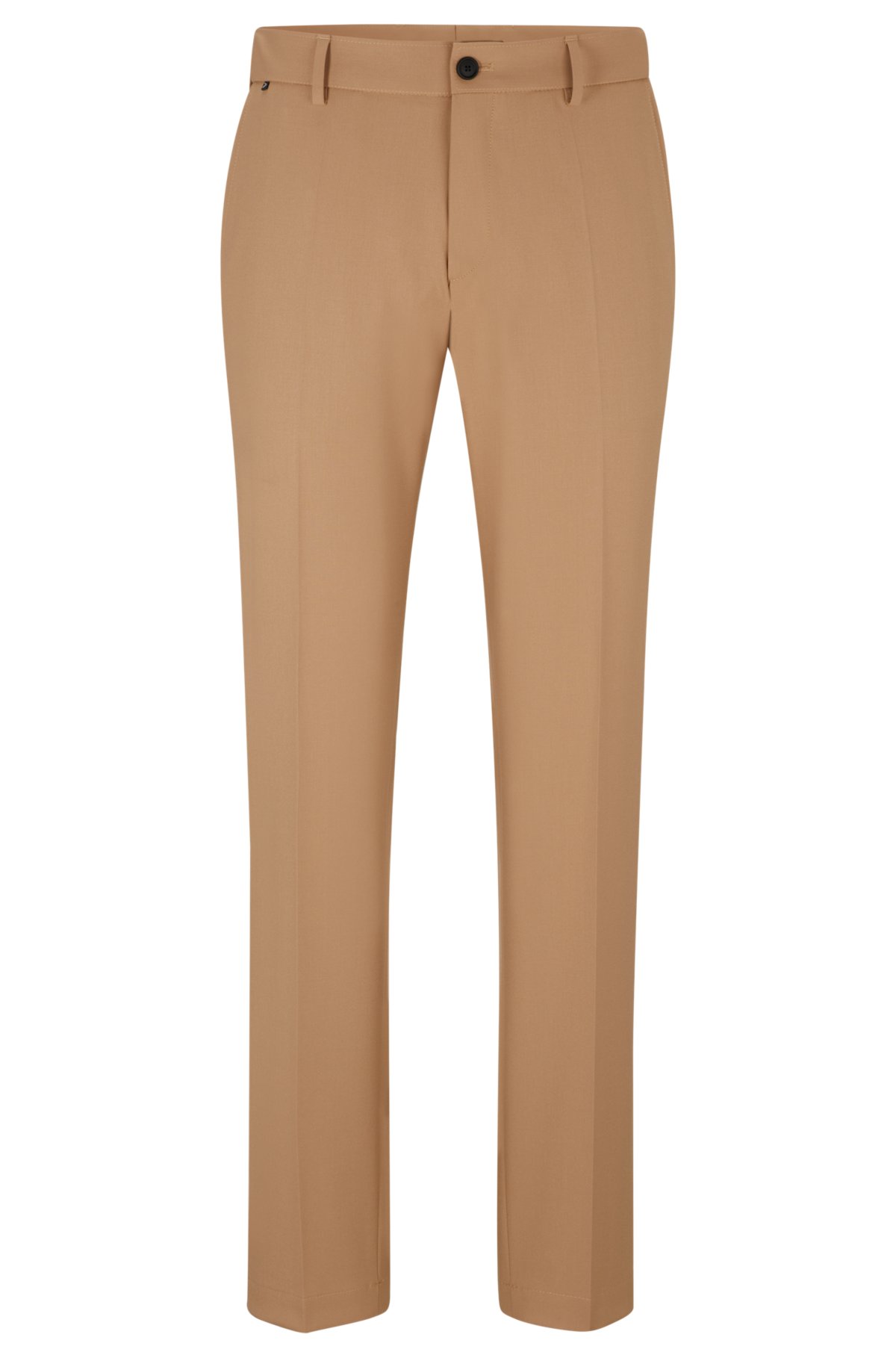 - Slim-fit trousers in performance-stretch cloth