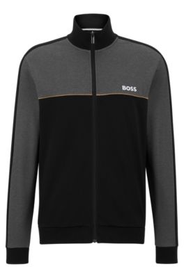 BOSS - Cotton-blend jacket with