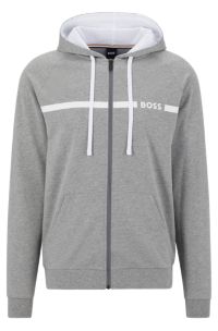 Boss hugo boss shop full zip hoodie grey