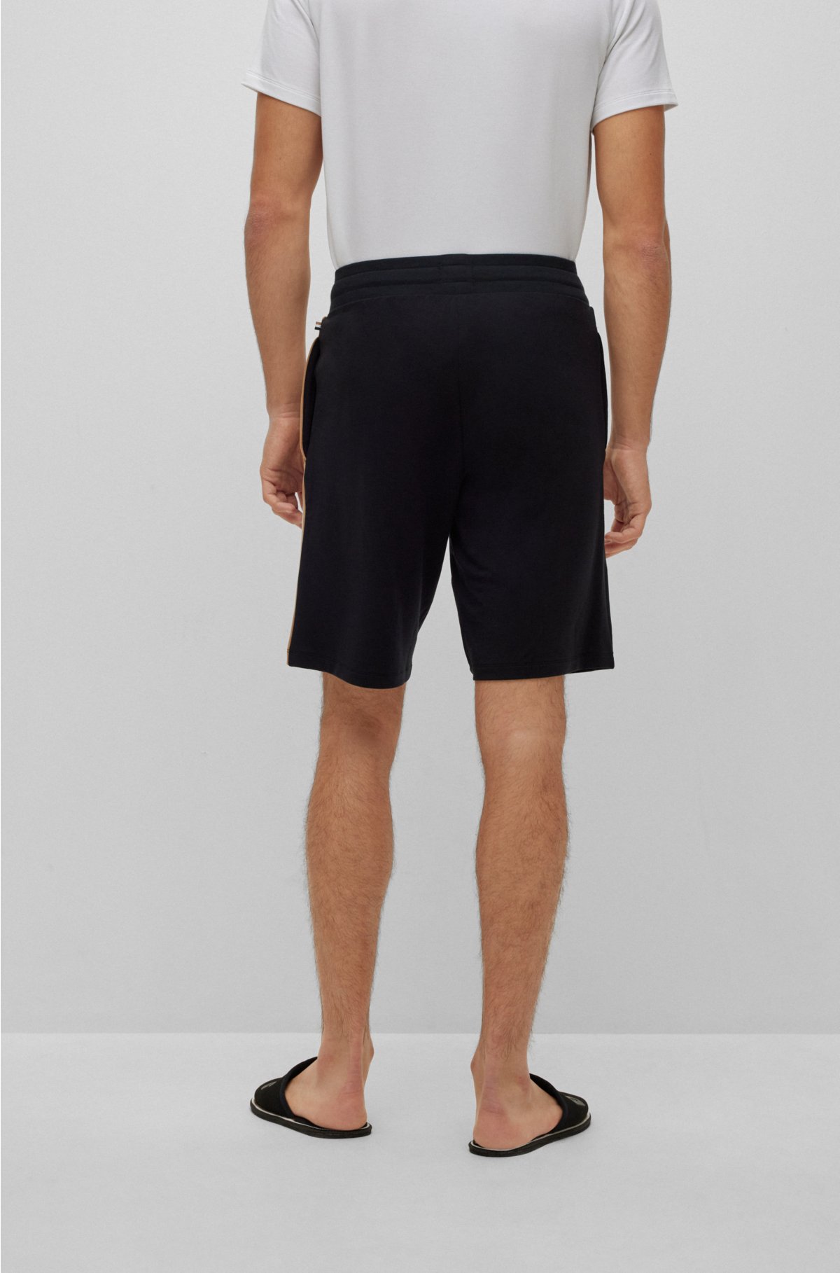 Men's Contrast Logo Waistband Shorts - Men's Loungewear & Pajamas