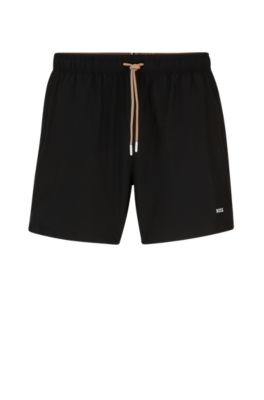 BOSS - Quick-drying swim shorts with logo print