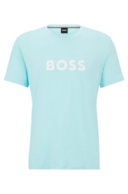 BOSS print regular-fit - with T-shirt logo Cotton-jersey