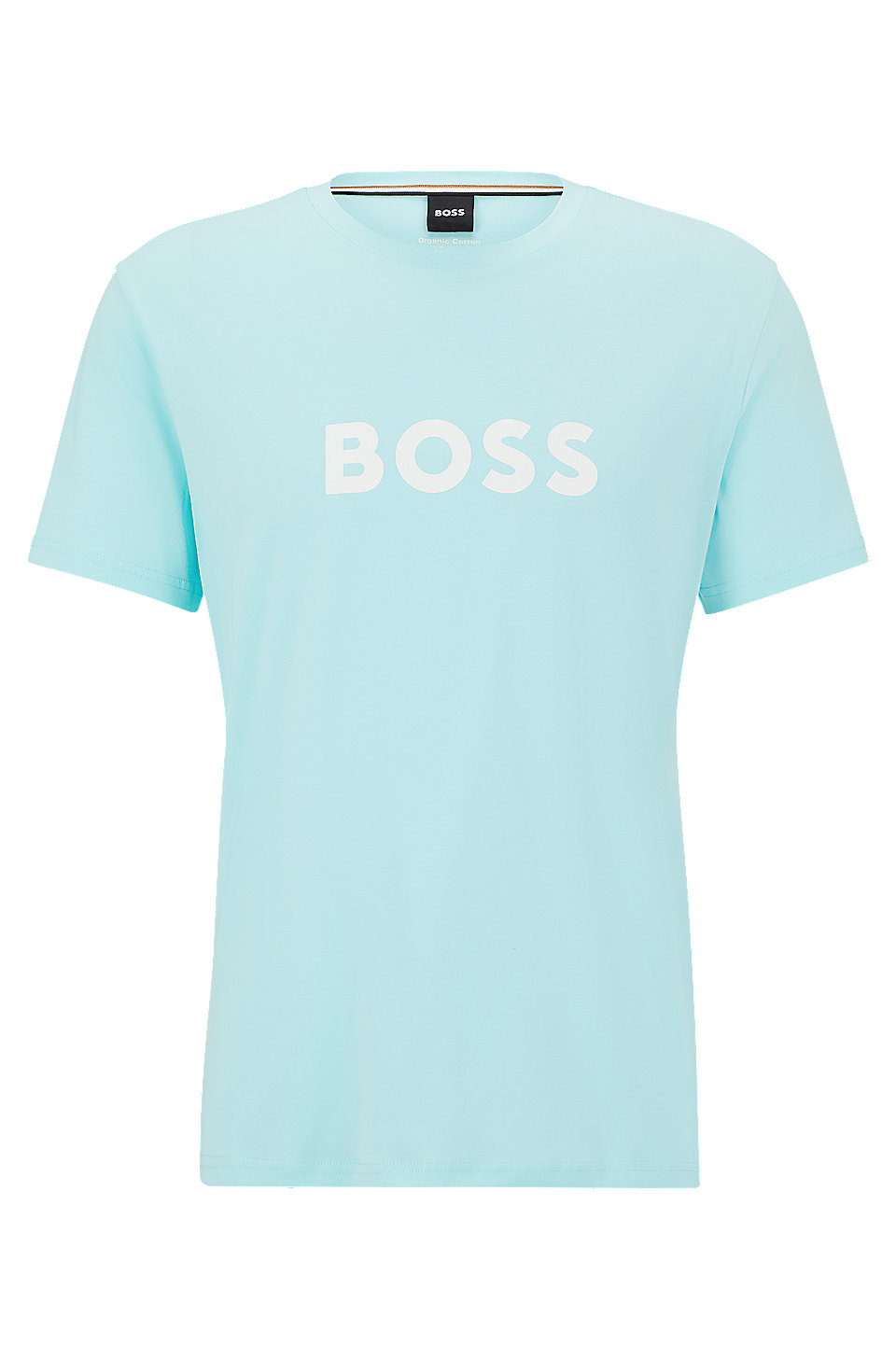 BOSS regular-fit Cotton-jersey with print - logo T-shirt