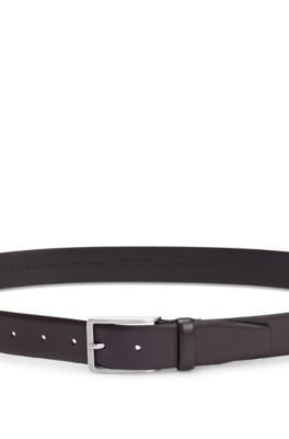 Leather belt, Dark Brown