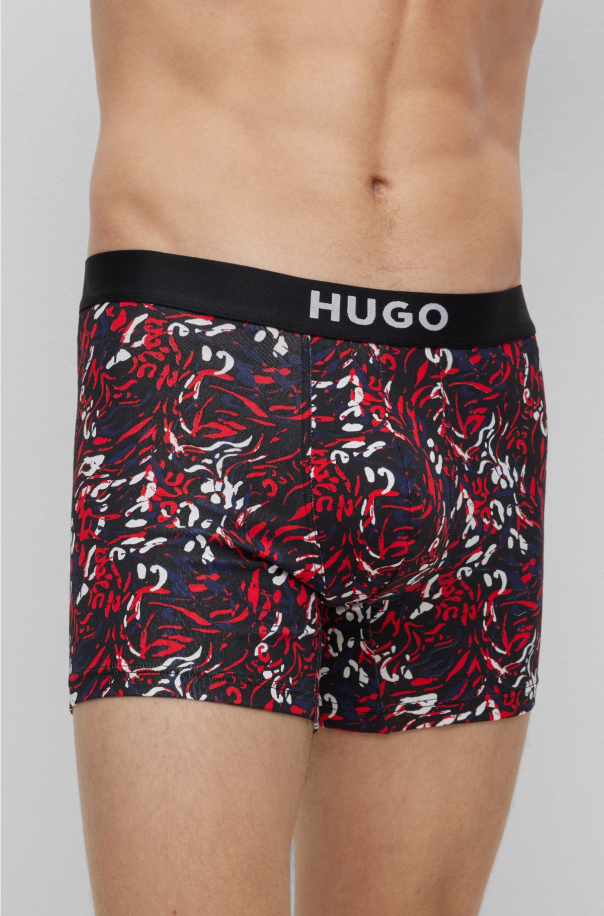 Haigman Haigman Mens 2 Pack Cotton Stretch Boxer Shorts