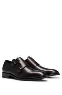 clarks monk strap shoes